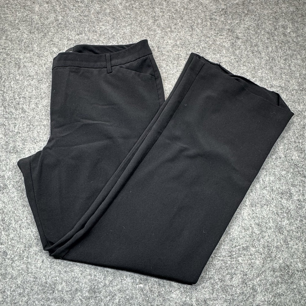 Star City Logan Women 15 Black Dress Pants Flared Leg Classic Career Office Wear